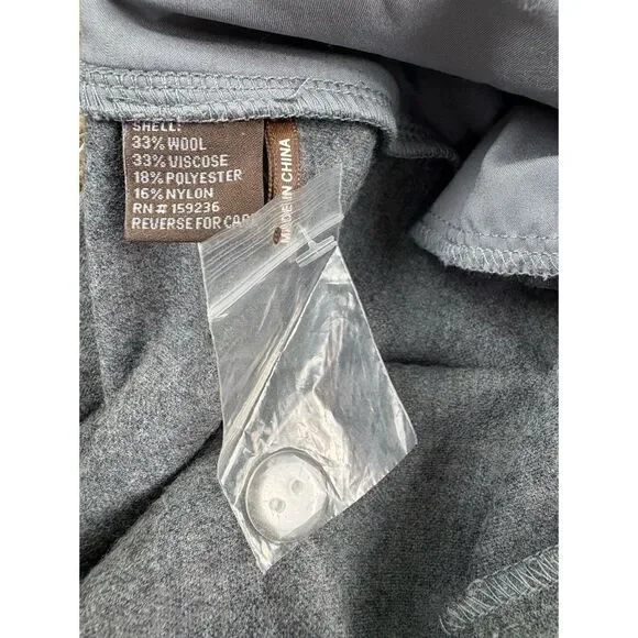 J. McLaughlin wool blend chervlin heather grey dress pants